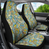 Nautical Design Car Seat Covers (Yellow) - FREE SHIPPING Nautical Design Car Seat Covers (Yellow) - FREE SHIPPING