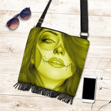 Calavera Fresh Look Design #3 Cross-Body Boho Handbag (Yellow Chrysoberyl) - FREE SHIPPING Calavera Fresh Look Design #3 Cross-Body Boho Handbag (Yellow Chrysoberyl) - FREE SHIPPING