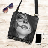 Calavera Fresh Look Design #3 Cross-Body Boho Handbag (Vintage Retro) - FREE SHIPPING Calavera Fresh Look Design #3 Cross-Body Boho Handbag (Vintage Retro) - FREE SHIPPING
