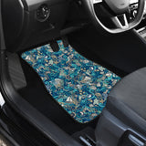 Nautical Design Car Floor Mats (Turquoise, Front & Back) - FREE SHIPPING Nautical Design Car Floor Mats (Turquoise, Front & Back) - FREE SHIPPING