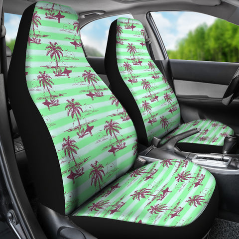 Island Surfer Car Seat Covers (Green)  - FREE SHIPPING