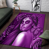 Calavera Fresh Look Design #2 Floor Covering (Vertical, Purple Night Owl Rose) - FREE SHIPPING Calavera Fresh Look Design #2 Floor Covering (Vertical, Purple Night Owl Rose) - FREE SHIPPING
