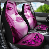 Calavera Fresh Look Design #3 Car Seat Covers (Pink Mystic Topaz) - FREE SHIPPING Calavera Fresh Look Design #3 Car Seat Covers (Pink Mystic Topaz) - FREE SHIPPING