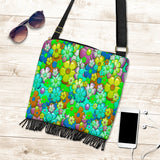 Flower Power Cross-Body Boho Handbag (Green) - FREE SHIPPING Flower Power Cross-Body Boho Handbag (Green) - FREE SHIPPING