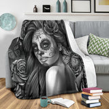 Calavera Fresh Look Design #2 Throw Blanket (Vintage Retro) - FREE SHIPPING Calavera Fresh Look Design #2 Throw Blanket (Vintage Retro) - FREE SHIPPING