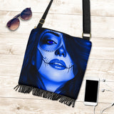 Calavera Fresh Look Design #3 Cross-Body Boho Handbag (Blue Lapis Lazuli) - FREE SHIPPING Calavera Fresh Look Design #3 Cross-Body Boho Handbag (Blue Lapis Lazuli) - FREE SHIPPING