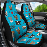 I Love Dogs Car Seat Covers (Richmond SPCA Blue) - FREE SHIPPING I Love Dogs Car Seat Covers (Richmond SPCA Blue) - FREE SHIPPING