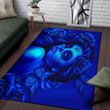 Calavera Fresh Look Design #2 Floor Covering (Horizontal, Blue Elusive Rose) - FREE SHIPPING Calavera Fresh Look Design #2 Floor Covering (Horizontal, Blue Elusive Rose) - FREE SHIPPING