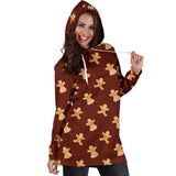 Ugly Christmas Sweater Hoodie Dress - Gingerbread Men Design #1 (Brown) - For Small To Plus Size Divas - FREE SHIPPING Ugly Christmas Sweater Hoodie Dress - Gingerbread Men Design #1 (Brown) - For Small To Plus Size Divas - FREE SHIPPING