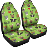 I Love Dogs Car Seat Covers (Richmond SPCA Green) - FREE SHIPPING I Love Dogs Car Seat Covers (Richmond SPCA Green) - FREE SHIPPING