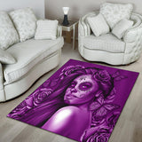 Calavera Fresh Look Design #2 Floor Covering (Vertical, Purple Night Owl Rose) - FREE SHIPPING Calavera Fresh Look Design #2 Floor Covering (Vertical, Purple Night Owl Rose) - FREE SHIPPING