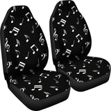Musical Notes Design #1 (Black) Car Seat Covers - FREE SHIPPING Musical Notes Design #1 (Black) Car Seat Covers - FREE SHIPPING