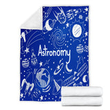 Astronomy Chalkboard Throw Blanket (Midnight Blue) - FREE SHIPPING Astronomy Chalkboard Throw Blanket (Midnight Blue) - FREE SHIPPING