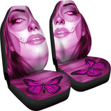 Calavera Fresh Look Design #3 Car Seat Covers (Pink Mystic Topaz) - FREE SHIPPING Calavera Fresh Look Design #3 Car Seat Covers (Pink Mystic Topaz) - FREE SHIPPING