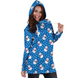 Ugly Christmas Sweater Hoodie - Snowmen Design #1 (Blue) - For Small To Plus Size Divas - FREE SHIPPING Ugly Christmas Sweater Hoodie - Snowmen Design #1 (Blue) - For Small To Plus Size Divas - FREE SHIPPING