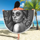Calavera Fresh Look Design #2 Beach Blanket (Vintage Retro) - FREE SHIPPING Calavera Fresh Look Design #2 Beach Blanket (Vintage Retro) - FREE SHIPPING