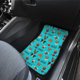 I Love Dogs Car Floor Mats (FPD Cyan, Front & Back) - FREE SHIPPING I Love Dogs Car Floor Mats (FPD Cyan, Front & Back) - FREE SHIPPING