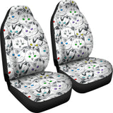 Cats Galore Car Seat Covers (White)  - FREE SHIPPING Cats Galore Car Seat Covers (White)  - FREE SHIPPING