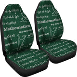Mathematica Car Seat Covers Design #1 Green Chalkboard - FREE SHIPPING Mathematica Car Seat Covers Design #1 Green Chalkboard - FREE SHIPPING