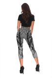 Calavera Fresh Look Design #2 Capri Leggings (Vintage Retro) - FREE SHIPPING Calavera Fresh Look Design #2 Capri Leggings (Vintage Retro) - FREE SHIPPING