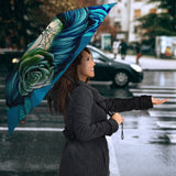 Calavera Fresh Look Design #2 Umbrella (Turquoise Tiffany Rose) - FREE SHIPPING Calavera Fresh Look Design #2 Umbrella (Turquoise Tiffany Rose) - FREE SHIPPING