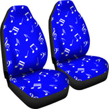 Musical Notes Design #1 (Blue) Car Seat Covers - FREE SHIPPING Musical Notes Design #1 (Blue) Car Seat Covers - FREE SHIPPING