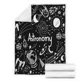 Astronomy Chalkboard Throw Blanket (Black) - FREE SHIPPING Astronomy Chalkboard Throw Blanket (Black) - FREE SHIPPING