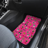 I Love Dogs Car Floor Mats (FPD Pink, Front & Back) - FREE SHIPPING I Love Dogs Car Floor Mats (FPD Pink, Front & Back) - FREE SHIPPING