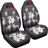I Love Dalmatians Car Seat Covers - FREE SHIPPING I Love Dalmatians Car Seat Covers - FREE SHIPPING