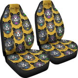 Fancy Pants Cat Car Seat Covers (Black With Gold Background) - FREE SHIPPING Fancy Pants Cat Car Seat Covers (Black With Gold Background) - FREE SHIPPING