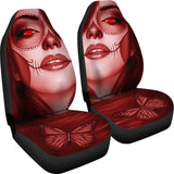 Calavera Fresh Look Design #3 Car Seat Covers (Red Garnet) - FREE SHIPPING Calavera Fresh Look Design #3 Car Seat Covers (Red Garnet) - FREE SHIPPING
