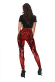 Calavera Fresh Look Design #2 Leggings (Red Freedom Rose) - FREE SHIPPING Calavera Fresh Look Design #2 Leggings (Red Freedom Rose) - FREE SHIPPING