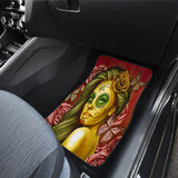 Calavera Fresh Look Design #2 Car Floor Mats (Yellow Smiley Face Rose, Front & Back) - FREE SHIPPING Calavera Fresh Look Design #2 Car Floor Mats (Yellow Smiley Face Rose, Front & Back) - FREE SHIPPING