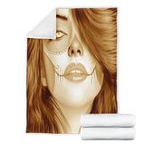 Calavera Fresh Look Design #3 Throw Blanket (Honey Tiger's Eye) - FREE SHIPPING Calavera Fresh Look Design #3 Throw Blanket (Honey Tiger's Eye) - FREE SHIPPING