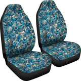 Nautical Design Car Seat Covers (Turquoise) - FREE SHIPPING Nautical Design Car Seat Covers (Turquoise) - FREE SHIPPING