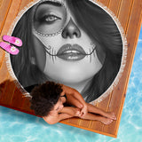 Calavera Fresh Look Design #3 Beach Blanket (Vintage Retro) - FREE SHIPPING Calavera Fresh Look Design #3 Beach Blanket (Vintage Retro) - FREE SHIPPING