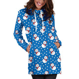 Ugly Christmas Sweater Hoodie - Snowmen Design #1 (Blue) - For Small To Plus Size Divas - FREE SHIPPING Ugly Christmas Sweater Hoodie - Snowmen Design #1 (Blue) - For Small To Plus Size Divas - FREE SHIPPING