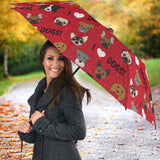 I Love Dogs Umbrella (Red) - FREE SHIPPING I Love Dogs Umbrella (Red) - FREE SHIPPING