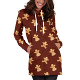 Ugly Christmas Sweater Hoodie Dress - Gingerbread Men Design #1 (Brown) - For Small To Plus Size Divas - FREE SHIPPING Ugly Christmas Sweater Hoodie Dress - Gingerbread Men Design #1 (Brown) - For Small To Plus Size Divas - FREE SHIPPING