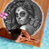 Calavera Fresh Look Design #2 Beach Blanket (Vintage Retro) - FREE SHIPPING Calavera Fresh Look Design #2 Beach Blanket (Vintage Retro) - FREE SHIPPING