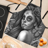 Calavera Fresh Look Design #2 Women's Apron (Vintage Retro) - FREE SHIPPING Calavera Fresh Look Design #2 Women's Apron (Vintage Retro) - FREE SHIPPING