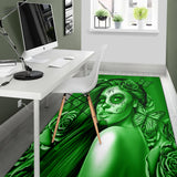 Calavera Fresh Look Design #2 Floor Covering (Vertical, Green Lime Rose) - FREE SHIPPING Calavera Fresh Look Design #2 Floor Covering (Vertical, Green Lime Rose) - FREE SHIPPING