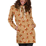 Ugly Christmas Sweater Hoodie Dress - Reindeer Design #1 (Brown) - For Small To Plus Size Divas - FREE SHIPPING Ugly Christmas Sweater Hoodie Dress - Reindeer Design #1 (Brown) - For Small To Plus Size Divas - FREE SHIPPING