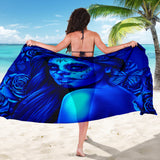 Calavera Fresh Look Design #2 Sarong (Blue Elusive Rose) - FREE SHIPPING Calavera Fresh Look Design #2 Sarong (Blue Elusive Rose) - FREE SHIPPING