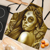 Calavera Fresh Look Design #2 Women's Apron (Hazel Sparkle & Shine Rose) - FREE SHIPPING Calavera Fresh Look Design #2 Women's Apron (Hazel Sparkle & Shine Rose) - FREE SHIPPING