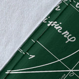 Mathematica Chalkboard Design #1 Throw Blanket (Green) - FREE SHIPPING Mathematica Chalkboard Design #1 Throw Blanket (Green) - FREE SHIPPING