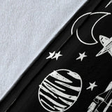 Astronomy Chalkboard Throw Blanket (Black) - FREE SHIPPING Astronomy Chalkboard Throw Blanket (Black) - FREE SHIPPING