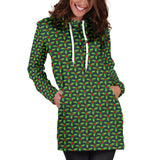 Ugly Christmas Sweater Hoodie Dress - Mistletoe Design #1 (Green) - For Small To Plus Size Divas - FREE SHIPPING Ugly Christmas Sweater Hoodie Dress - Mistletoe Design #1 (Green) - For Small To Plus Size Divas - FREE SHIPPING
