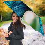 Calavera Fresh Look Design #2 Umbrella (Turquoise Tiffany Rose) - FREE SHIPPING Calavera Fresh Look Design #2 Umbrella (Turquoise Tiffany Rose) - FREE SHIPPING