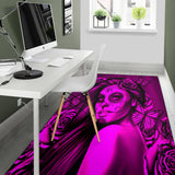 Calavera Fresh Look Design #2 Floor Covering (Vertical, Pink Easy On The Eyes Rose) - FREE SHIPPING